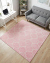 Trellis Mosaic Collection Area Rug -  Pergolatown (Light Pink) Square Light Pink  lifestyle 40