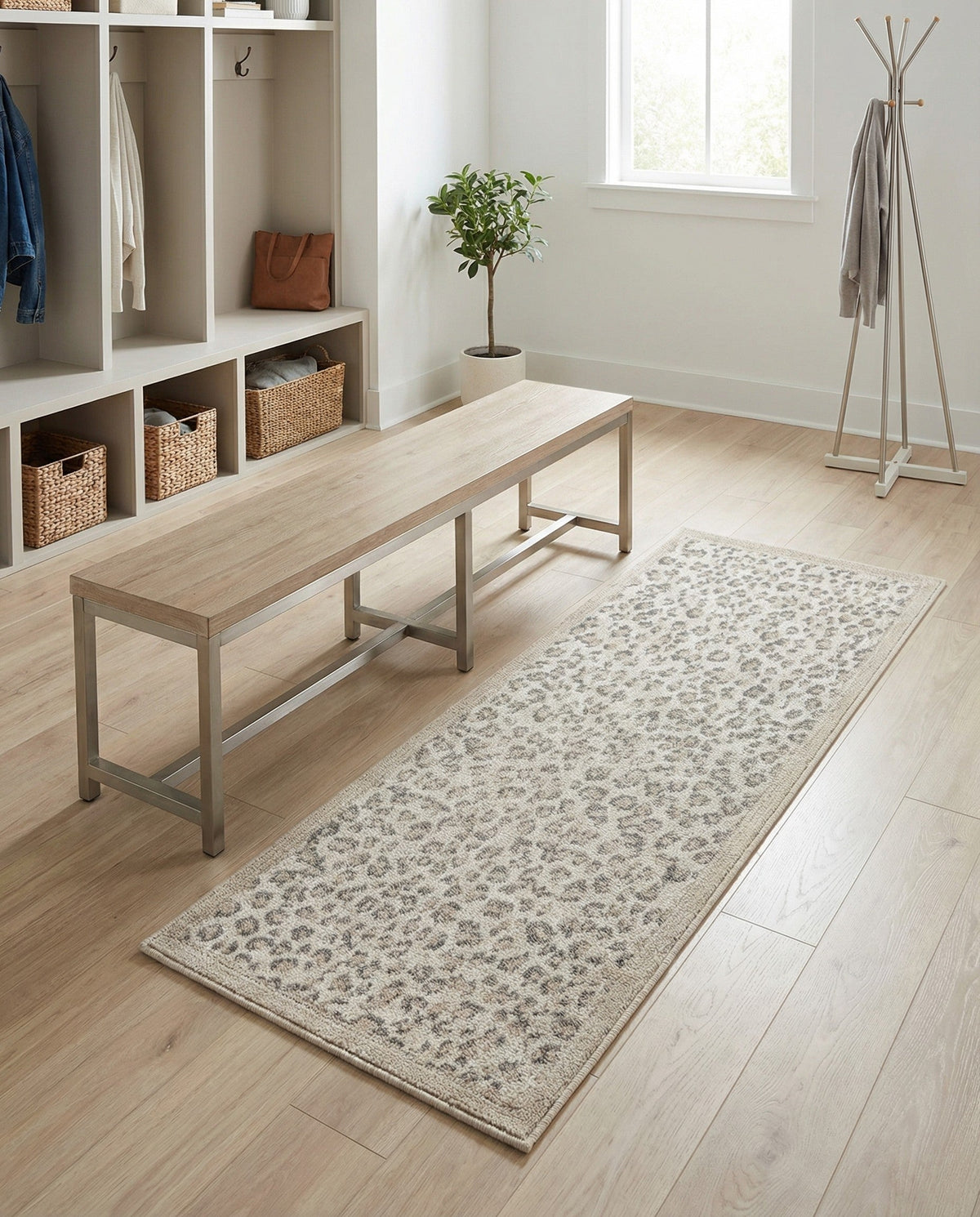 Savannah Sojourn Collection Area Rug - Serengeti Runner Ivory  lifestyle 146