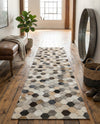 Savannah Hideaway Collection Area Rug - Savannah Runner Ivory Gray  lifestyle 50