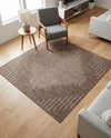 Urban Terrace Collection Area Rug -  Chelsea (Brown) Square Brown  lifestyle 13