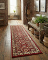 Tabriz Tapestry Collection Area Rug - Sahand (Red) Runner Red  lifestyle 38