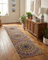 Venetian Tapestry Collection Area Rug -  Burano Runner Multi  lifestyle 27