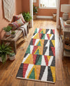 Thar Cotton Collection Area Rug -  Kannur Runner Multi  lifestyle 31