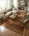 Bistro Lounge Collection Area Rug -  Americano Rectangle Beige  lifestyle 12