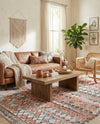 Dresden Elegance Collection Area Rug -  Zittau Rectangle Salmon  lifestyle 70