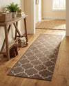 Savannah Pergola Collection Area Rug - Arbor (Brown) Runner Brown  lifestyle 33