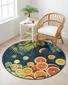 Seaside Haven Rugs Collection Area Rug -  Dunes Round Multi  lifestyle 66
