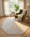 Cambridge Classics Collection Area Rug - Trinity (Beige) Octagon Beige  lifestyle 58