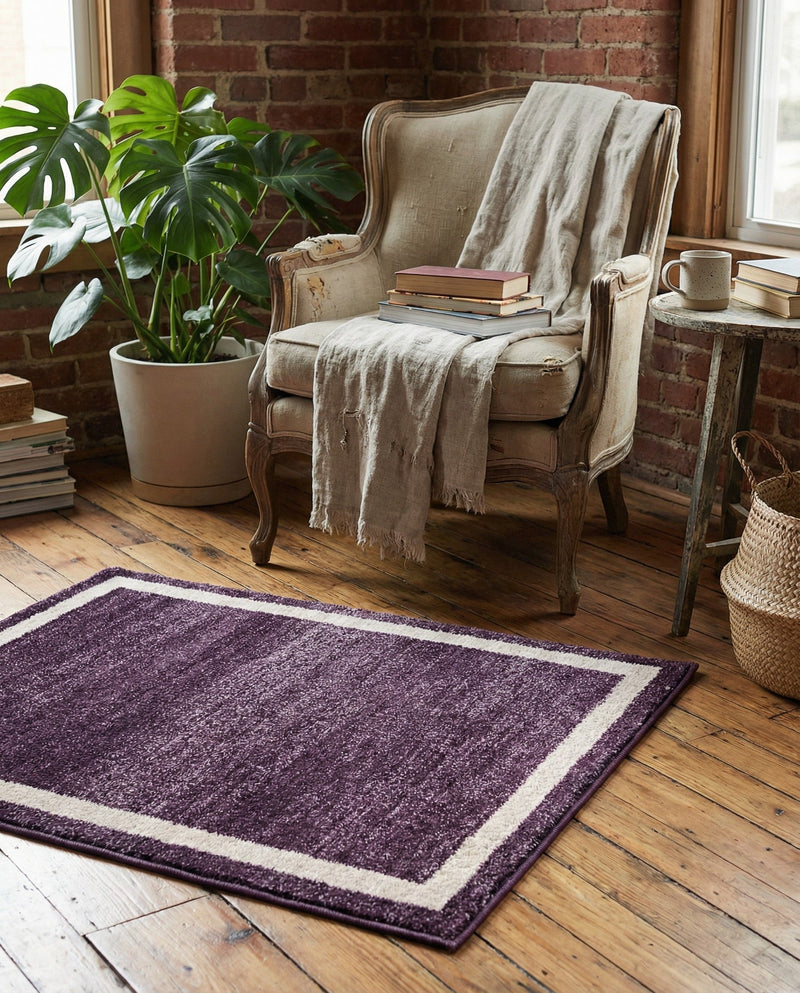 Studio Haven Collection Area Rug -  Alcove (Violet) Rectangle Violet  lifestyle 22