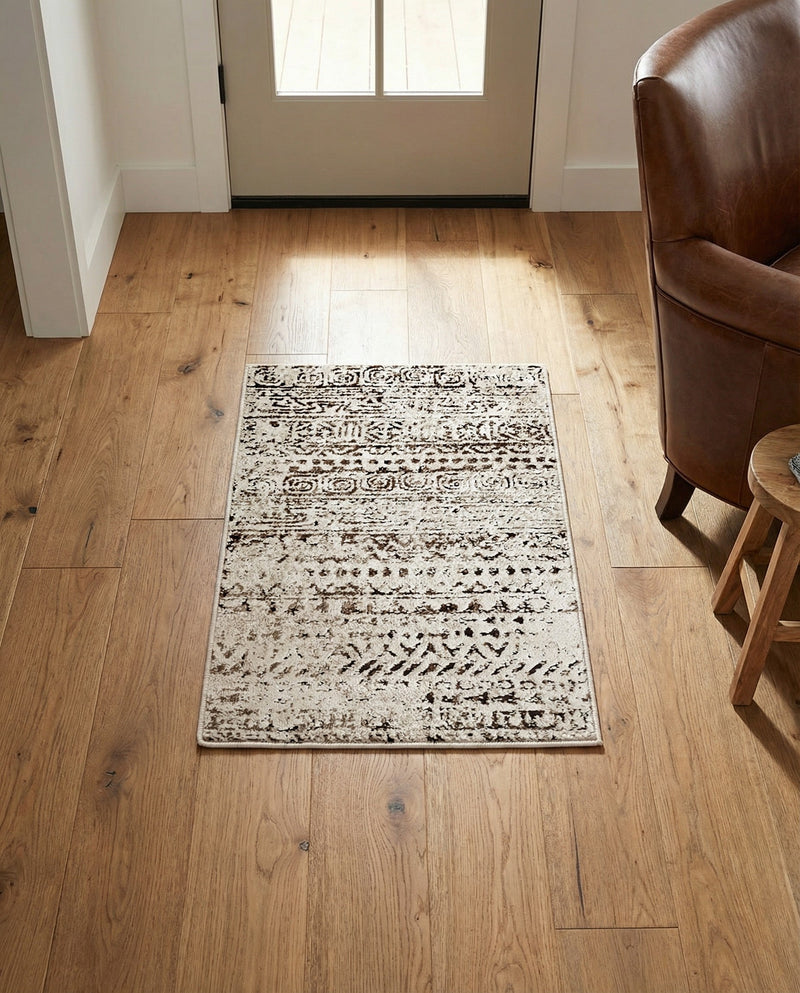 Sanctuary Retreat Collection Area Rug -  Refuge Rectangle Chocolate Brown  lifestyle 46