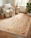 Bazaar Chic Collection Area Rug -  Fez Square Ivory and Gold  lifestyle 55