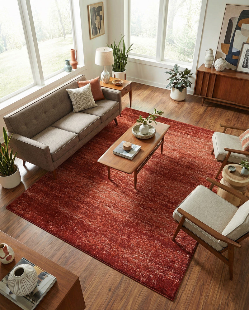 Studio Haven Collection Area Rug -  Gallery (Terracotta) Rectangle Terracotta  lifestyle 29