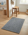 Highland Woven Jute Collection Area Rug - Glenmore (Navy Blue) Rectangle Navy Blue  lifestyle 11