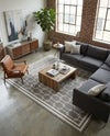 Metro Heights Collection Area Rug -  Ellis Rectangle Gray  lifestyle 4