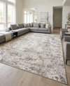Luminara Sands Collection Area Rug - Elysium (Stone Gray) Rectangle Stone Gray  lifestyle 29
