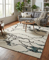 Brighton Terrace Collection Area Rug -  Aldrington Rectangle Ivory  lifestyle 11