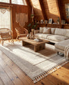 Sahara Chic Collection Area Rug -  Casablanca Rectangle Ivory  lifestyle 23