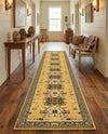 Tabriz Tapestries Collection Area Rug - Azerbaijan (Cream) Runner Cream  lifestyle 49