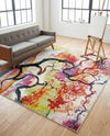 Venetian Elegance Collection Area Rug -  Rialto Rectangle Ivory  lifestyle 6