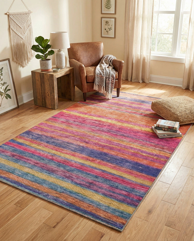 Sahara Essence Collection Area Rug - Oasis (Multi) Rectangle Multi  lifestyle 12