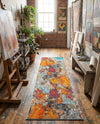 Colorburst Oasis Collection Area Rug -  Spectrum Runner Multi  lifestyle 41