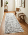 Riviera Elegance Collection Area Rug - Antibes (Gray) Runner Gray  lifestyle 74