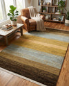 Zagros Oasis Collection Area Rug -  Mehran Rectangle Multi  lifestyle 13
