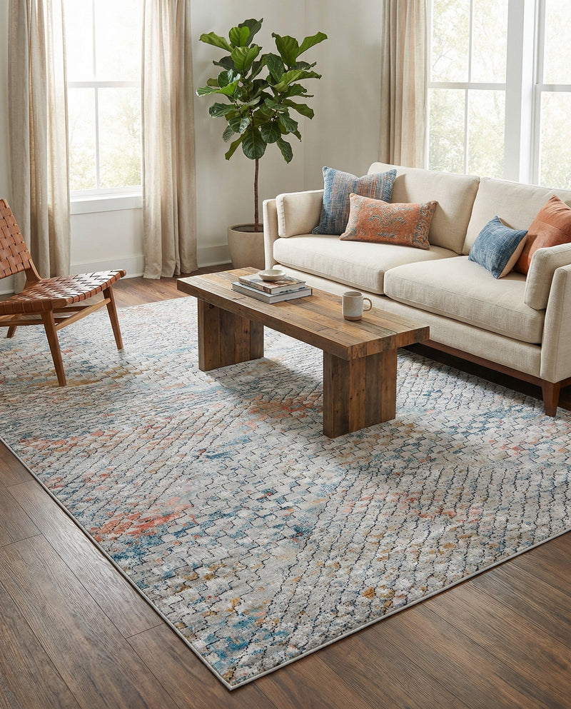 Dresden Elegance Collection Area Rug -  Freiberg Rectangle Multi  lifestyle 13
