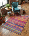 Sahara Essence Collection Area Rug - Oasis (Multi) Rectangle Multi  lifestyle 3