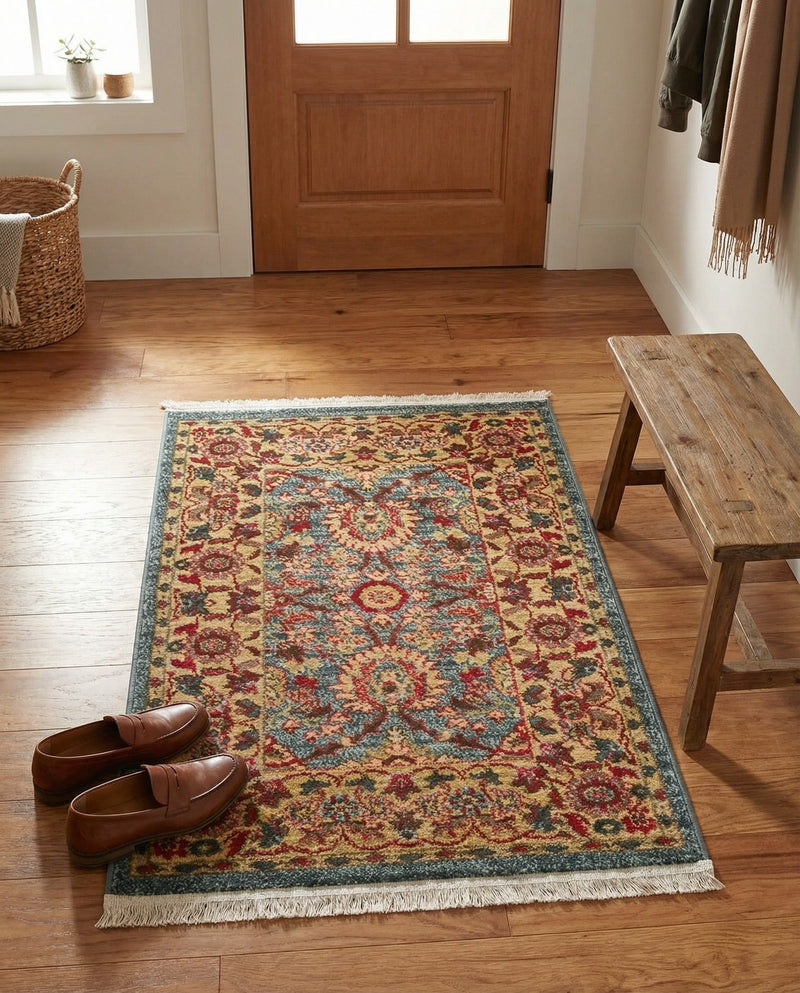 Chelsea Elegance Collection Area Rug -  Osterley Rectangle Blue  lifestyle 71