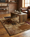 Bistro Lounge Collection Area Rug -  Affogato Rectangle Beige  lifestyle 24