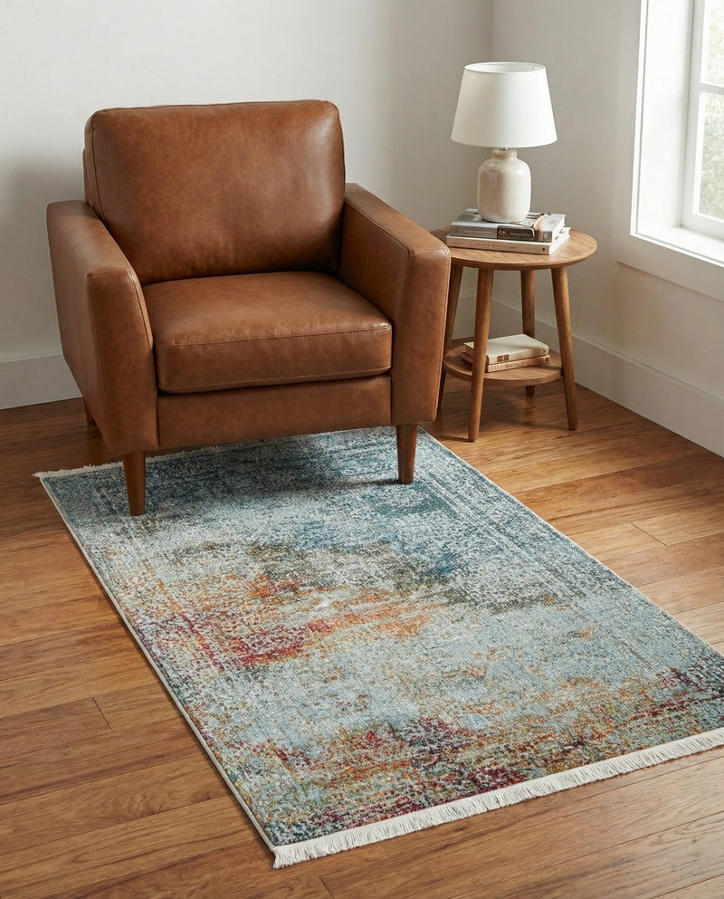 Caribbean Breeze Collection Area Rug -  Yucatan Rectangle Multi  lifestyle 6