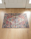 Zahara Oasis Collection Area Rug -  Rabat Rectangle Yellow Pink  lifestyle 22