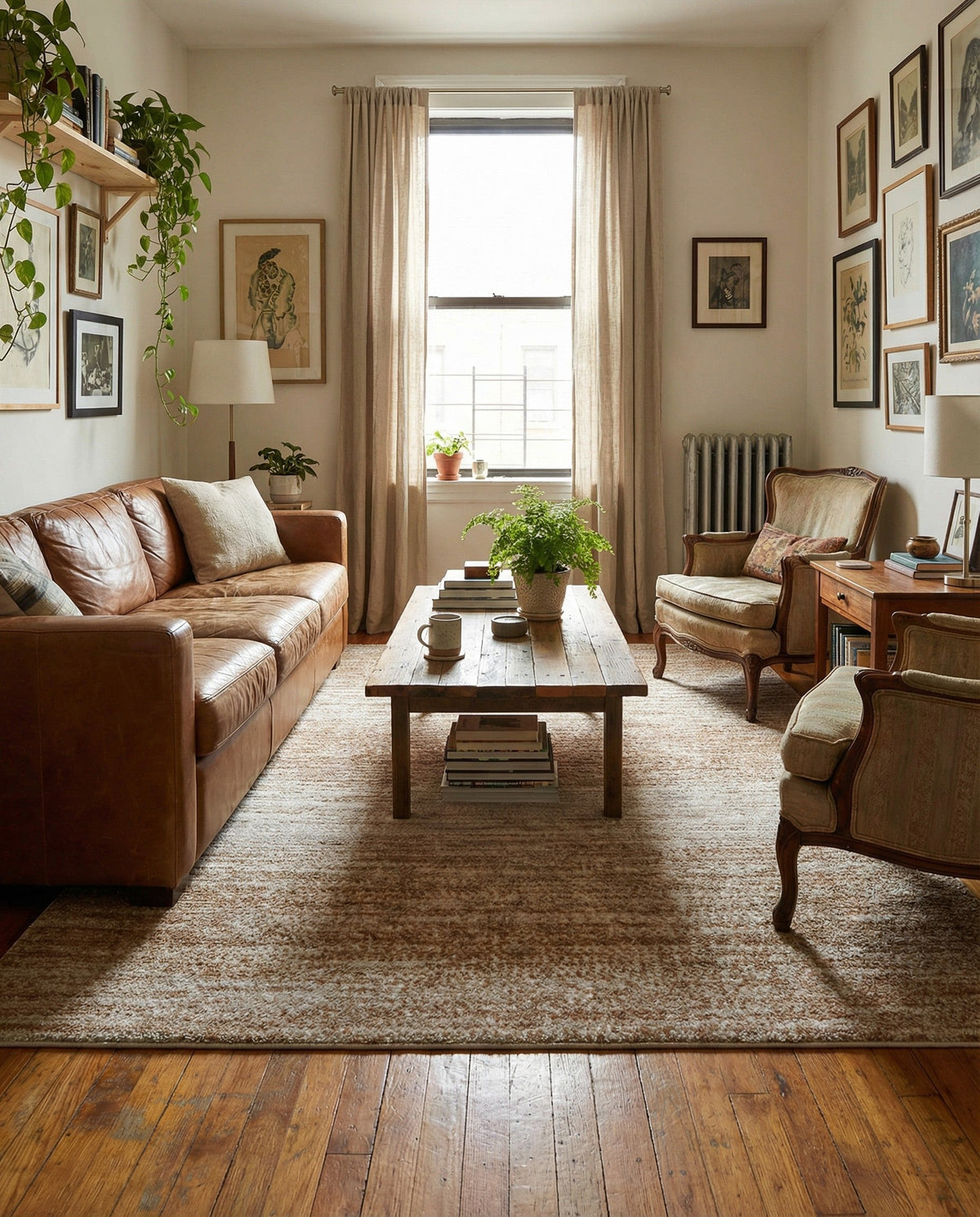 Sienna Collection Area Rug -  Verona Rectangle Smokey Taupe  lifestyle 64