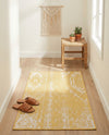 Desert Nomad Terrace Collection Area Rug - Sahara (Yellow) Rectangle Yellow  lifestyle 27