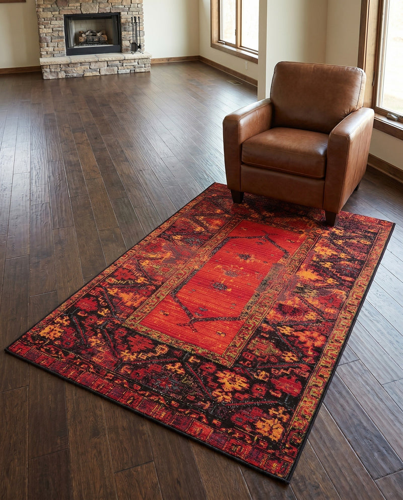 Safari Escape Rugs Collection Area Rug - Serengeti Rectangle Multi  lifestyle 38