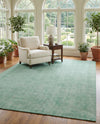 Berkshire Estate Collection Area Rug - Windsor (Green) Rectangle Green  lifestyle 9