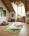 Wonder Tykes Collection Area Rug -  Mirage Runner Gray  lifestyle 31