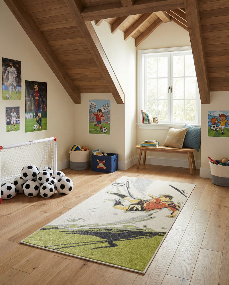 Wonder Tykes Collection Area Rug -  Mirage Runner Gray  lifestyle 31