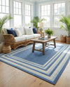 Lagoon Oasis Collection Area Rug -  Harbor Rectangle Blue  lifestyle 12