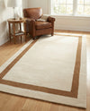 Savannah Borders Wool Collection Area Rug - Chatham Rectangle Ivory  lifestyle 47