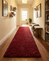 Plush Oasis Collection Area Rug - Serenity (Cherry Red) Runner Cherry Red  lifestyle 71
