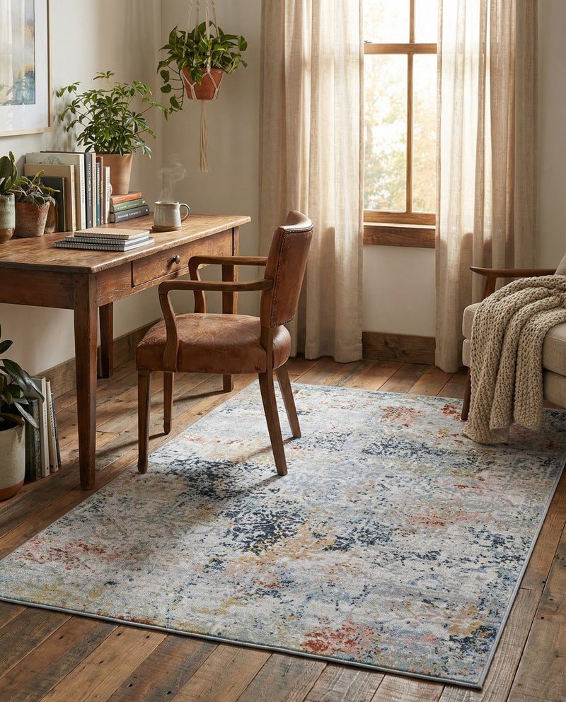 Aegean Elegance Washables Collection Area Rug -  Serifos Rectangle Multi  lifestyle 60