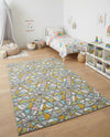 Wonder Tykes Collection Area Rug -  Chromatic Rectangle Multi  lifestyle 8