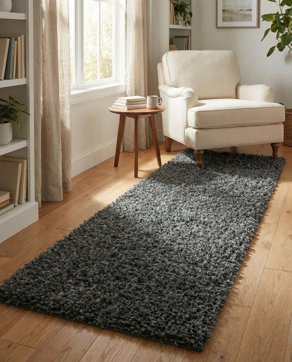 Alpine Plush Collection Area Rug -  Cortina (Peppercorn) Runner Peppercorn  lifestyle 83