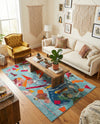 Colorburst Oasis Collection Area Rug -  Fresco Rectangle Aqua  lifestyle 17