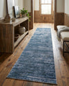 Sahara Essence Collection Area Rug - Oasis (Blue) Runner Blue  lifestyle 71