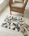 Thar Cotton Collection Area Rug -  Cochin Rectangle Blue  lifestyle 6