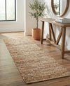 Urban Shimmer Jute Collection Area Rug - Metropolis Runner Natural  lifestyle 48