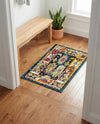 Brighton Terrace Collection Area Rug -  Portslade Rectangle Navy Blue  lifestyle 11